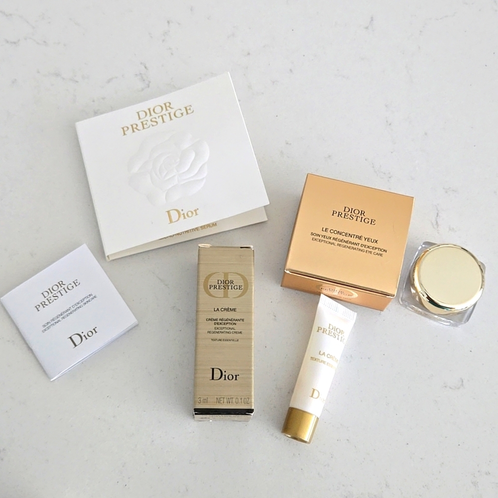 New in box never used DIOR Prestige skincare bundle